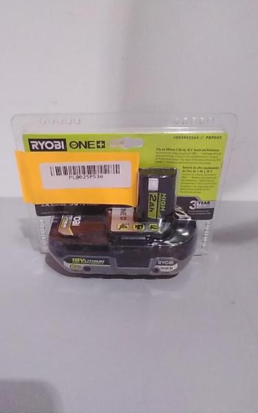 Ryobi ONE+ 18V 2.0 Ah Lithium-Ion HIGH PERFORMANCE Battery - MSRP $89