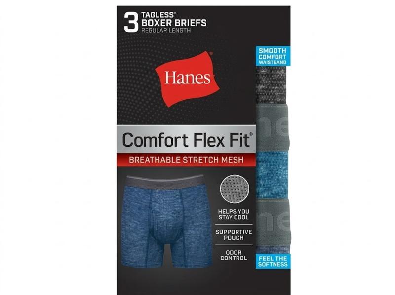New Hanes Comfort Flex Fit 3 Packs of Boxers - MSRP $9,360