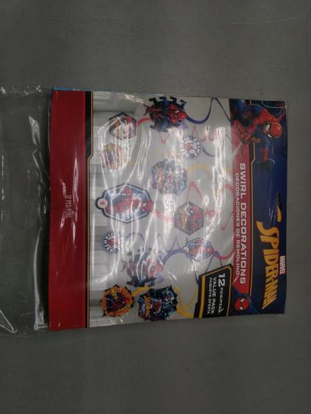 Pallet of Marvel Spiderman Spiral Decorations - MSRP $2,400