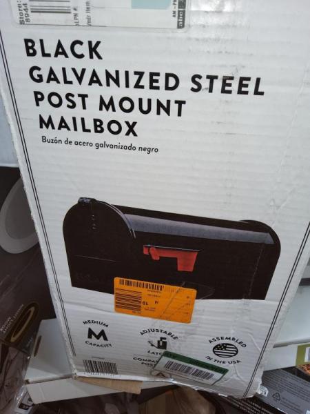 Home Improvement - Architectural Post Mount Mailbox, Glacier Bay Kitchen Faucet, CE Exhaust Fan - Est Retail $260