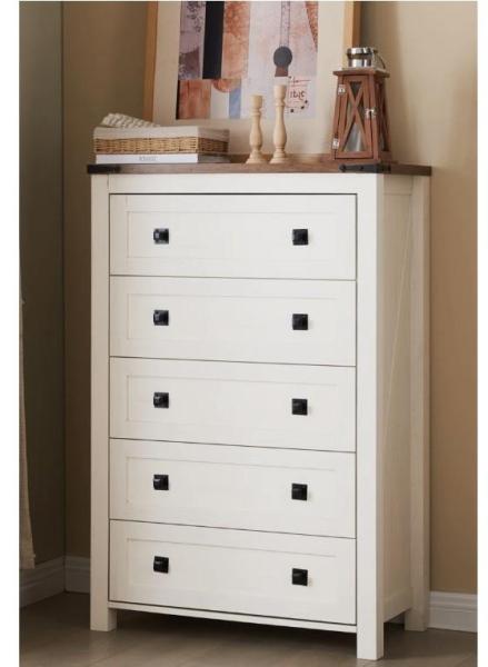 Furniture- Grantville Farmhouse 5-Drawers Dresser Organizer, Garnes Recessed/Surface Framed Medine Cabinet -MSRP $1,936