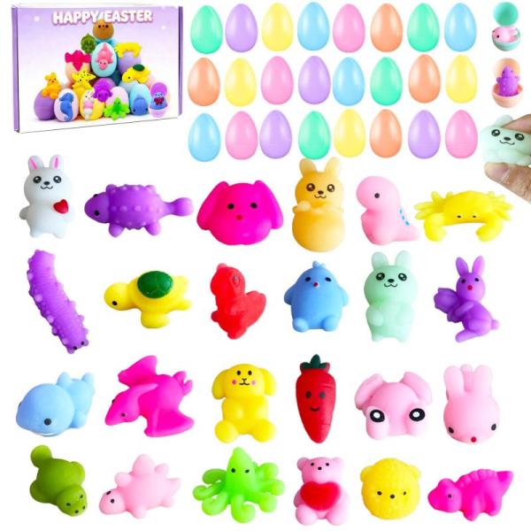 Toys - Easter Basket Squishy Toys, Jiobabe Old Lady Costume, Iridety Movie Car Set - MSRP $14,987