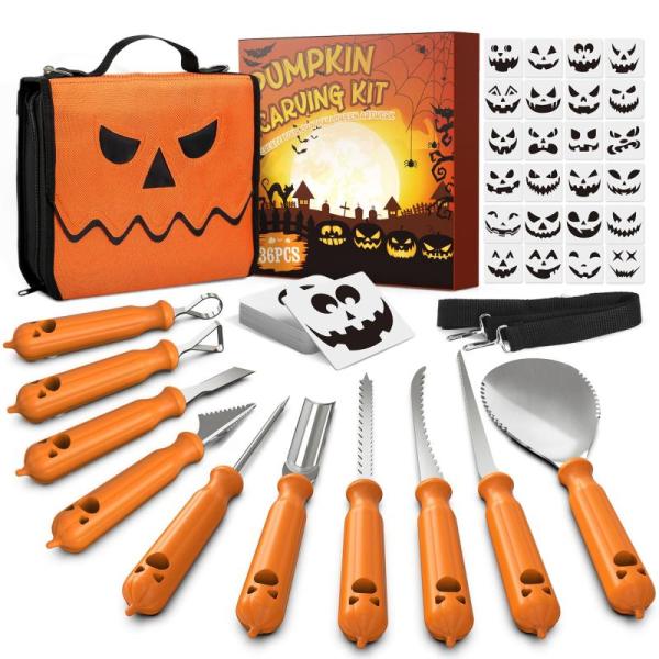 Kitchen - Pumpkin Carving Kit, JiuFei Kitchen Utensil Set, Solino Table Runner - MSRP $18,049