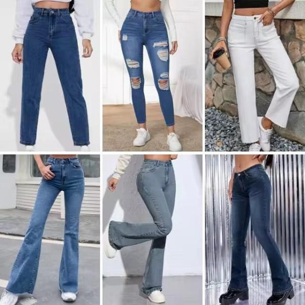 New Women & Men - Wholesale Denim Assorted Jeans Lot Mixed Sizes