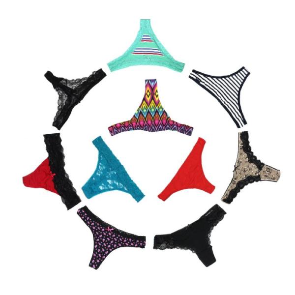 Wholesale Mixed Lot Ladies Lingerie Underwear G-Strings Thongs Panties