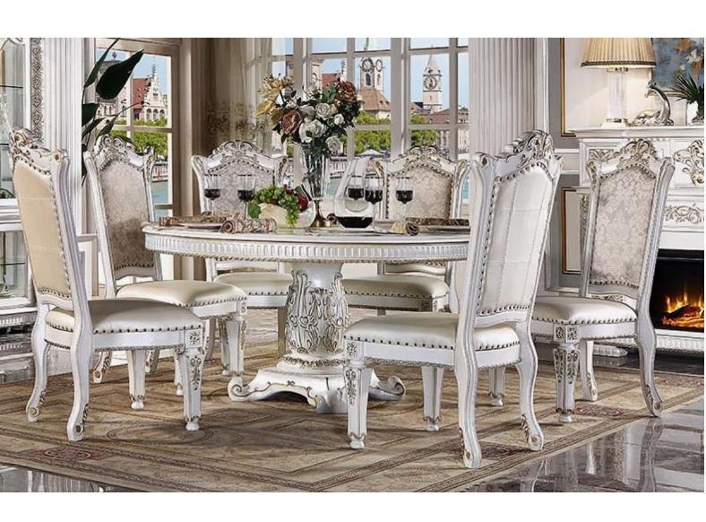 Truckload -Housewares - Moksh Round Dining Table w/Pedestal Base, Origins Pressure Balanced Shower System -MSRP $40,065