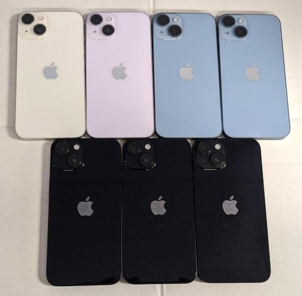 Apple iPhone 14, 128GB, 8 Units, Refurb, MSRP $6,400