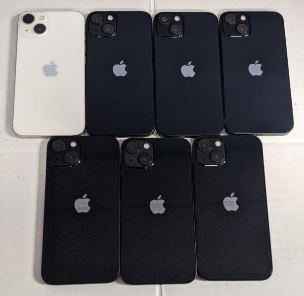 Apple iPhone 13, 128GB, 8 Units, Refurb, MSRP $6,400