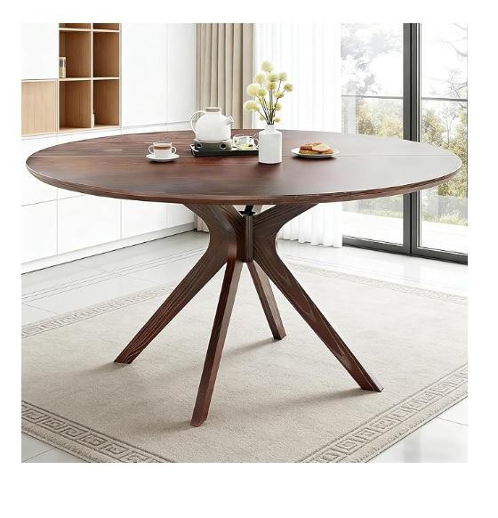 Bellemave Round Dining Table, CuisinSmart 5-Tier Heavy Duty Metal Shelving, OLIXIS 7.5ft Patio Umbrella - MSRP $1,243