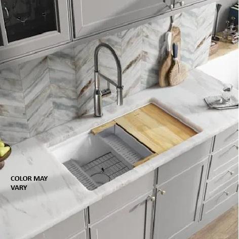 Elkay ELXRU13322WFX0 Workstation Kitchen Sink - MSRP $1,154