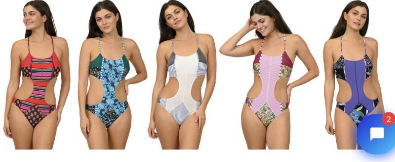 24 Bathing Suits Ladies /Junior Swimwear 1 pc