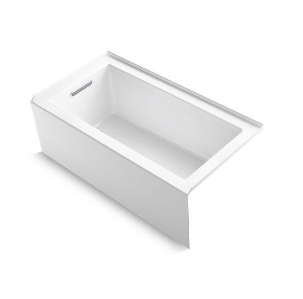 Kitchen and Bath - Kohler Soaking Tub, Delta Shower Track, Kohler Cursiva Kitchen Sink - Est Retail $3,069