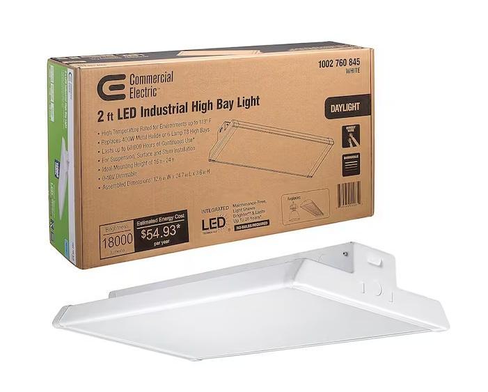Lighting & Electrical - Commercial Electric - Est Retail $1,171- 1plt