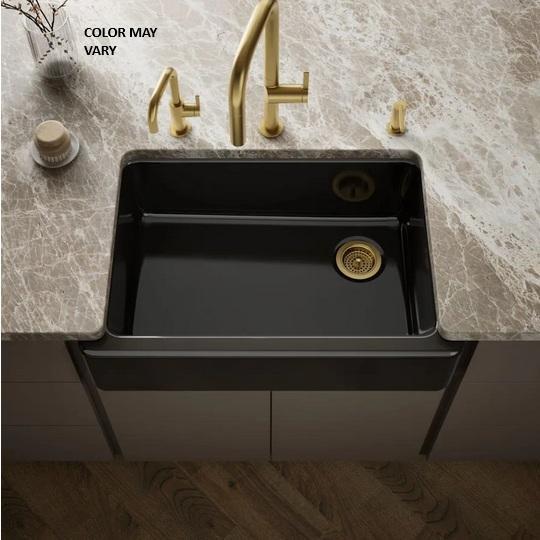 Kohler K-5827-7 Cast Iron Kitchen Sink - MSRP $1,852