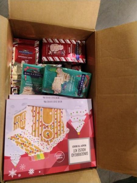 Grocery - Godiva Chocolate Stars, Treat Street Reindeer Candy Dispenser, Loacker Cookies - MSRP $9,295