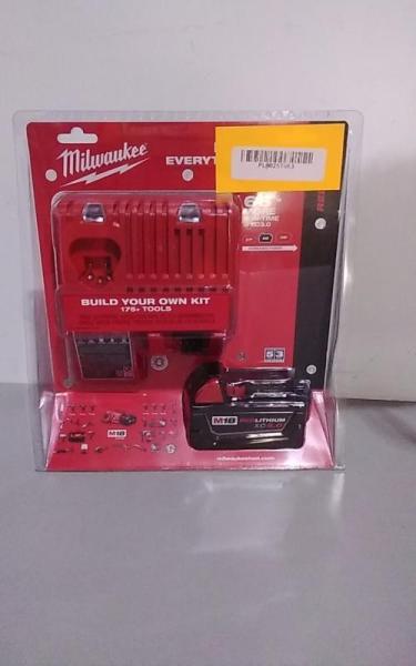 Milwaukee M18 18V Lithium-Ion XC Starter Kit w/One 5.0Ah Battery & Charger - MSRP $199