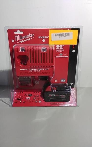 Milwaukee M18 18V Lithium-Ion XC Starter Kit w/One 5.0Ah Battery & Charger - MSRP $199