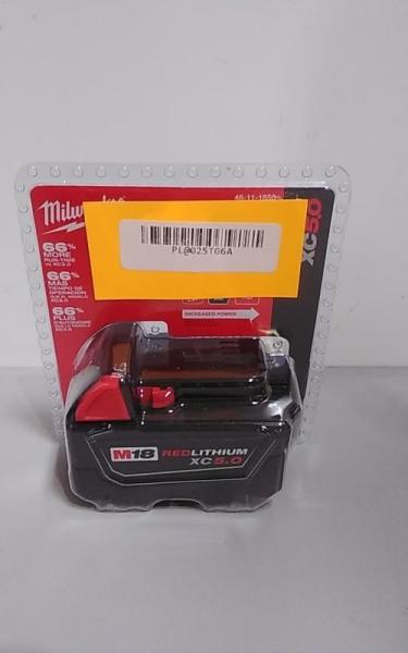 Milwaukee, M18 18V 5.0Ah Lithium-Ion XC Extended Capacity Battery Pack - MSRP $169