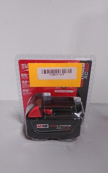 Milwaukee M18 18V 5.0Ah Lithium-Ion XC Extended Capacity Battery Pack - MSRP $169