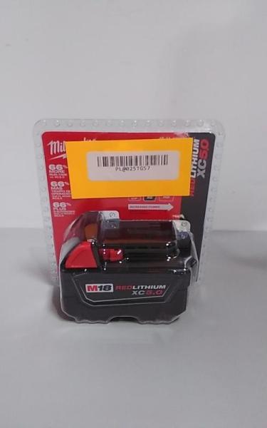 Milwaukee M18 18V 5.0Ah Lithium-Ion XC Extended Capacity Battery Pack - MSRP $169