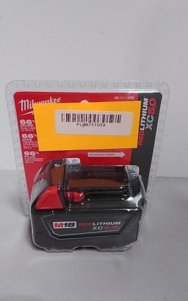 Milwaukee M18 18V 5.0Ah Lithium-Ion XC Extended Capacity Battery Pack - MSRP $169
