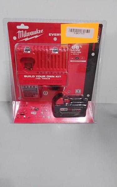 Milwaukee M18 18V Lithium-Ion XC Starter Kit w/One 5.0Ah Battery & Charger - MSRP $199