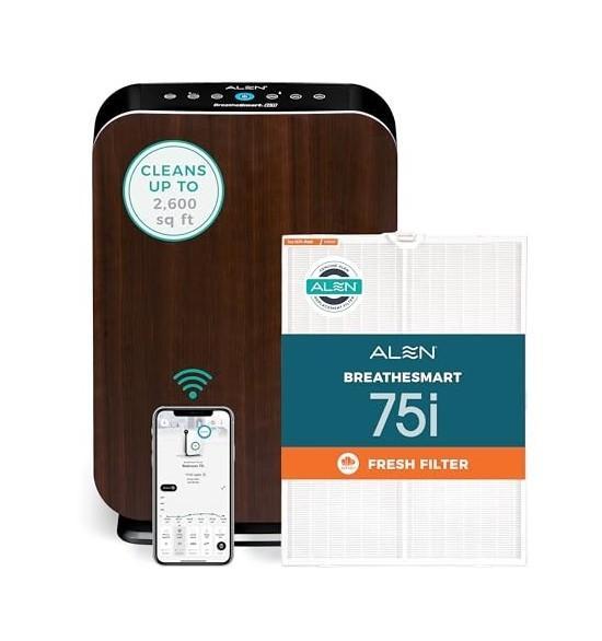 Alen Air Purifier, 8 Panel Dog Playpen, Futassi Rolling Clothing Rack - MSRP $2,094