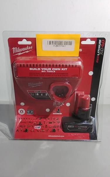 Milwaukee M12 12V Lithium-Ion XC Battery Pack 4.0Ah & Charger Starter Kit - MSRP $119
