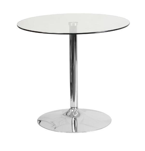 Flash Furniture Hills 31.5" Round Glass Dining Table, Novilla 6in Full Memory Foam Mattress, GoSports - MSRP $1,440