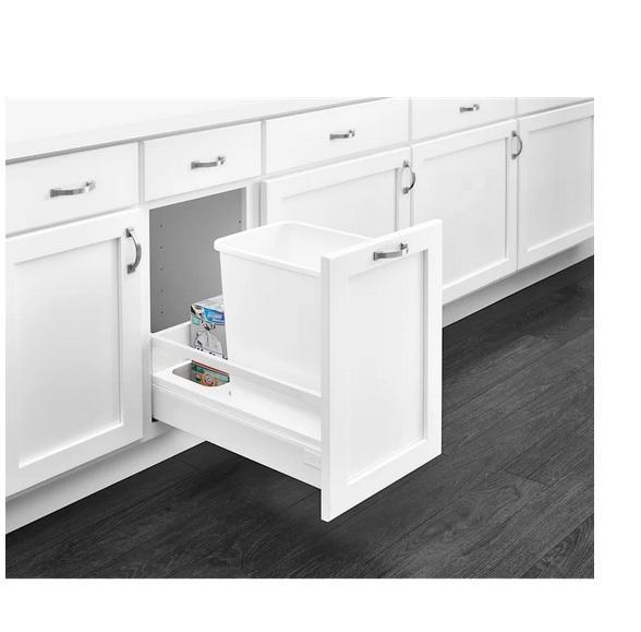 Rev-A-Shelf TWCSC-15DM-1 Pull Out Trash Can - MSRP $385