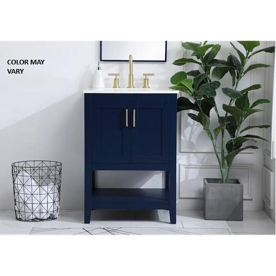 Elegant Lighting VF16024BL Vanity Set - MSRP $680