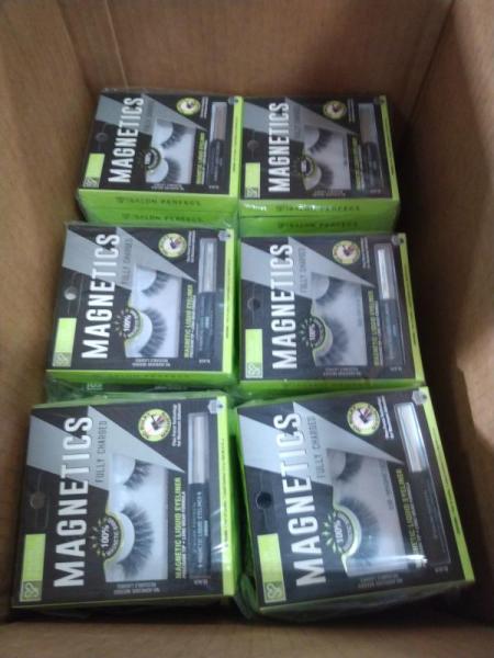 Health & Beauty - Salon Perfect Magnetic 638 Lash & Magnetic Liquid Eyeliners, Black - MSRP $1,068