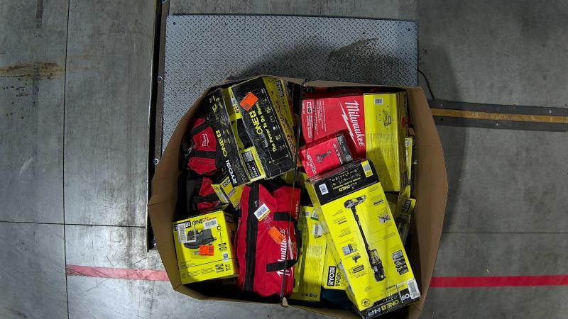 Tools & Hardware - RYOBI 18V Cordless Stick Vacuum Kit, DEWALT L-Shape Rotary Hammer, Milwaukee - Est Retail $8,441