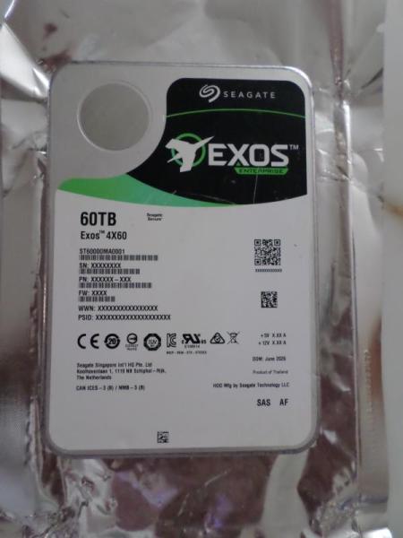 Artificial Intelligence 60TB Hard Drive Seagate Exos 4X60 RARE $19995.