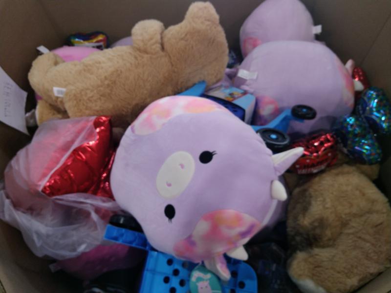 Novelties & Collectors' Items - Hello Kitty Sleeping Plush, Squishmallows Nanette, Playright Jumbo Bear - MSRP $1,193