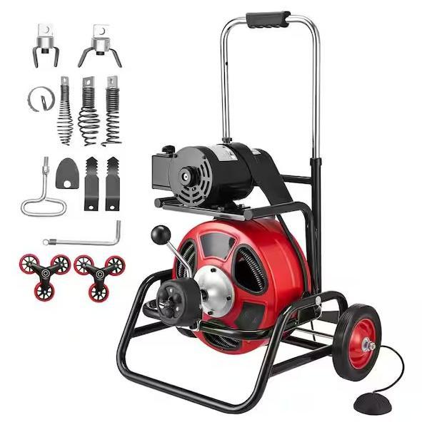 Plumbing - SKYSHALO Drain Cleaner Machine, KeonJinn LED Anti-Fog Vanity Mirror, PROOX, NTQ - Est Retail $1,943