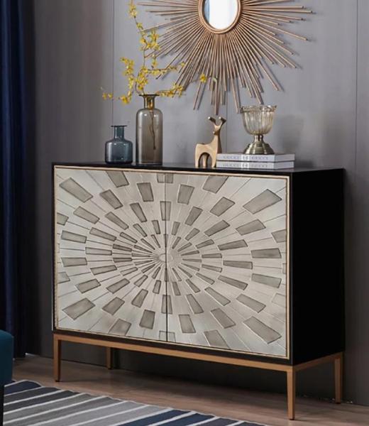 Truckload - Housewares - Modern Style Capacity Sideboard, Infinity Round Foyer Table, Esai Oak Sideboard - MSRP $46,516