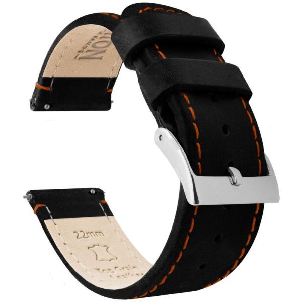 Watch- BARTON WATCH BANDS, Slim Leather Bands Compatible with garmin - MSRP $1,640
