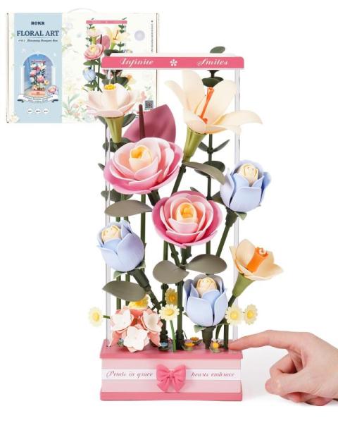 Toy - ROKR Flower Building Block 3D Puzzles, Yanruyu Easter Plastic Eggs, OSIMILY Remote Control Cars - MSRP $17,181