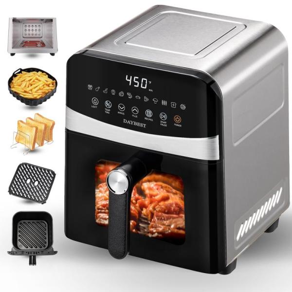 Kitchen - DAYBEST Stainless Steel Air Fryers, DETOLACHEF Induction Hot Plate, NF Wine Decanter, Napkins - MSRP $10,138