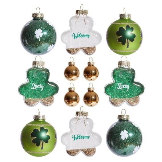 Amazon Clearance - Home - WDS St Patricks Day Ornaments, Tilisma Wooden Bookends, Granbey Round Tablecloth - MSRP $5,316