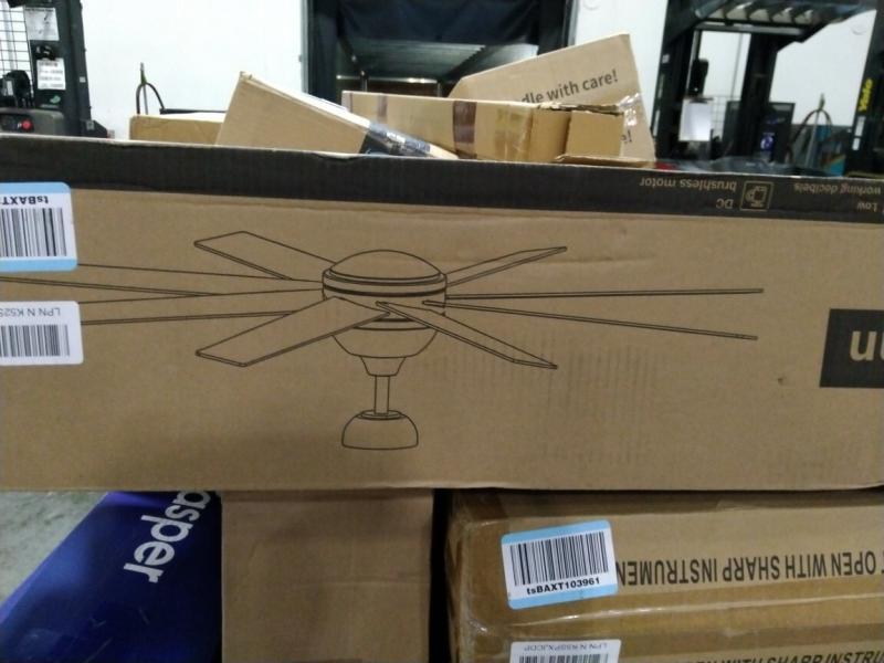 General Merchandise - Ballu Mical Space Heater, Fanbulous 65 Inch Ceiling Fan, Ulif E10 Clothes Rack- MSRP $2,499