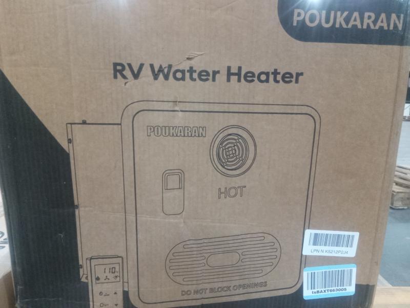 Unprocessed Manifested AMZ LPN Pallet- ZMISHIBO Ceiling Fan, Poukaran Water Heater - MSRP $2,495