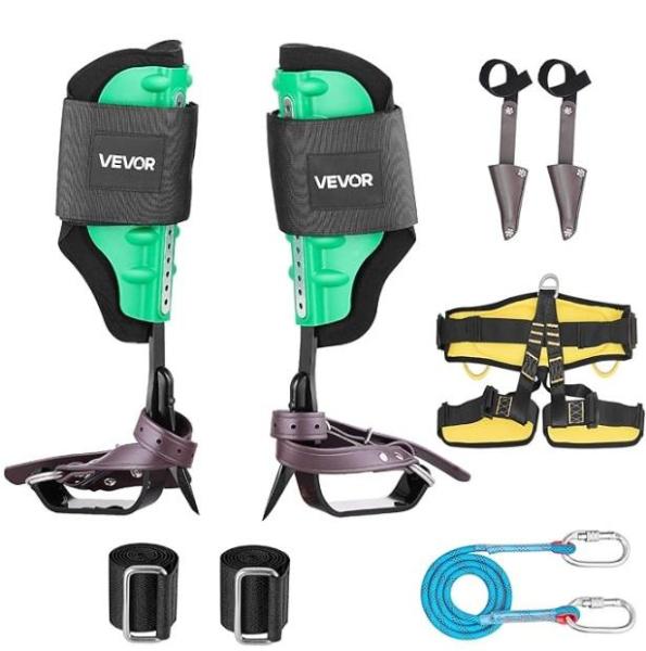 VEVOR Tree Climbing Spikes, 7-in-1 Hair Dryer Brush, King Koil Luxury Full Plush Pillow Top Air Mattress - MSRP $2,397