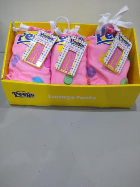 Seasonal - PEEPS Lounge Pants, Peeps Candy Chick Pants- MSRP $6,639