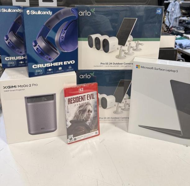 NEW-ELECTRONICS-ARLO, SKULLCANDY, MICROSOFT-MSRP $2,979