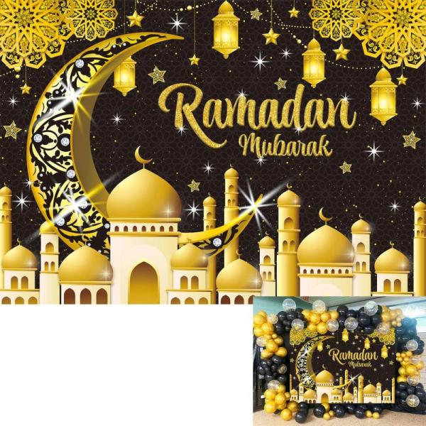 Camera - BINQOO Ramadan Mubarak Backdrop, BZE Retractable Magic Arm Clamps, Husiway Osmo Screen Protector - MSRP $1,640