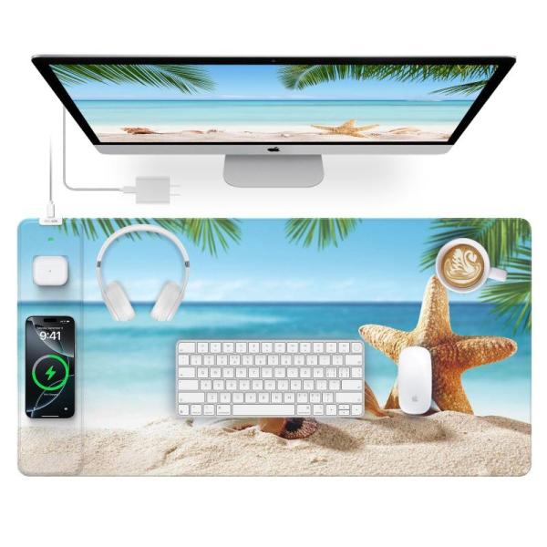 PC - abc.mat Wireless Charging Mouse Pads, VANDESAIL 50pk LC-LC Fiber Optic Coupler, Label Maker Case - MSRP $3,139