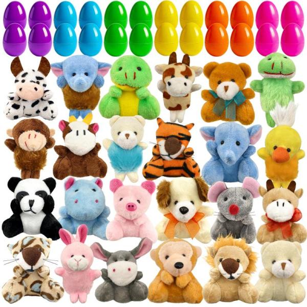 Toy - Abakuku Prefilled Easter Eggs Plush Toys, Forfamy Green Monster Costumes, Elstey Barbados Lily Kits - MSRP $5,057