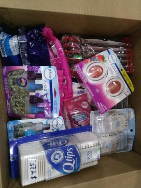 Health and Beauty- Gillette Womens Razor, Febreze Plug-In, Q-tips Cotton Swabs - MSRP $1,284